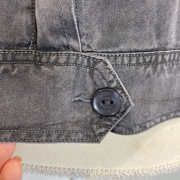 NWT Young Fabulous & Broke Damon Gray Zip Jacket Front Pockets SZ S - Picture 3 of 7